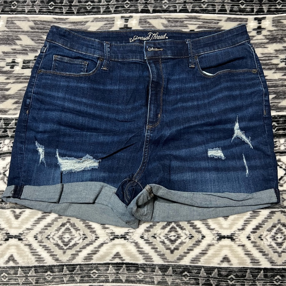 Universal Thread cuffed jean shorts